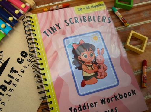 Tiny Scribblers: 28-32 Month Toddler Workbook