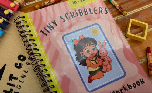 Tiny Scribblers: 28-32 Month Toddler Workbook